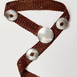 Free People West Bound Hip Belt Cognac S/M